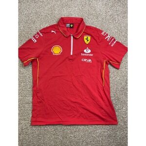 PUMA Scuderia Ferrari F1 Men's 2024 Team Polo Shirt XL